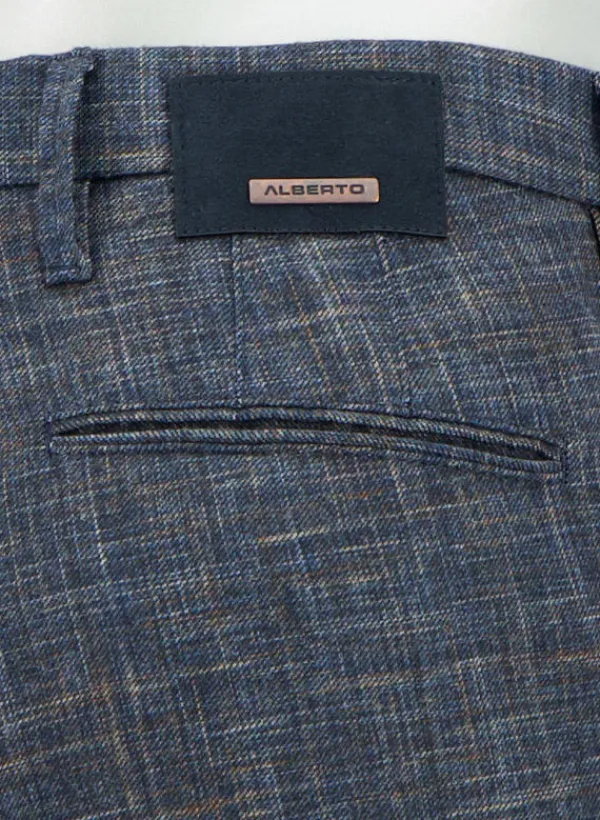 ALBERTO Amazing Wool, Rob, Slim Fit, Woll-Mix, dunkelblau^ Hosen