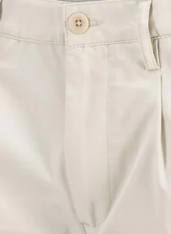 ALBERTO Bermudashorts, Wide Fit, Baumwolle, hellbeige^ Ceramica|Hosen