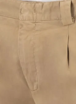 ALBERTO Bundfaltenhose Mike, Pima Baumwolle cropped, beige^ Hosen