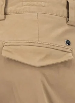 ALBERTO Bundfaltenhose Mike, Pima Baumwolle cropped, beige^ Hosen