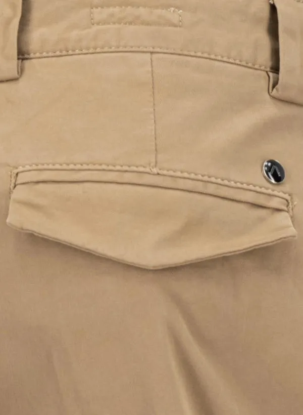ALBERTO Bundfaltenhose Mike, Pima Baumwolle cropped, beige^ Hosen
