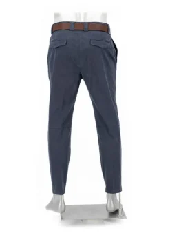 ALBERTO Bundfaltenhose Mike, Pima Baumwolle cropped, navy^ Hosen