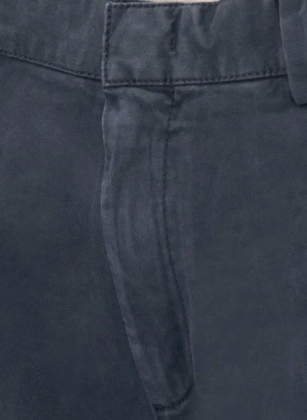 ALBERTO Bundfaltenhose Mike, Pima Baumwolle cropped, navy^ Hosen