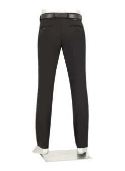 ALBERTO Ceramica®, Lou-J, Regular Fit, Mikrofaser-Stretch, braun^ Hosen|Ceramica