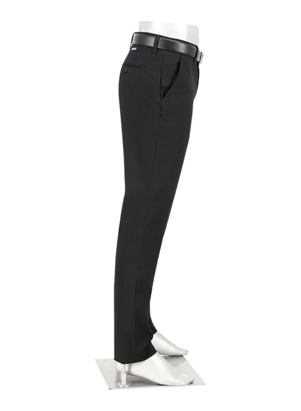 ALBERTO Ceramica®, Lou-J, Regular Fit, Mikrofaser-Stretch, schwarz^ Hosen|Ceramica