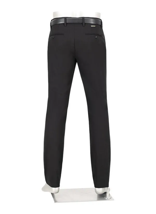 ALBERTO Ceramica®, Lou-J, Regular Fit, Mikrofaser-Stretch, schwarz^ Hosen|Ceramica