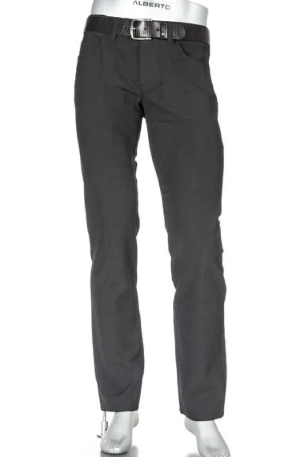 ALBERTO Ceramica®, Pipe, Regular Fit, Mikrofaser-Viskose, anthrazit meliert^ Ceramica|Hosen