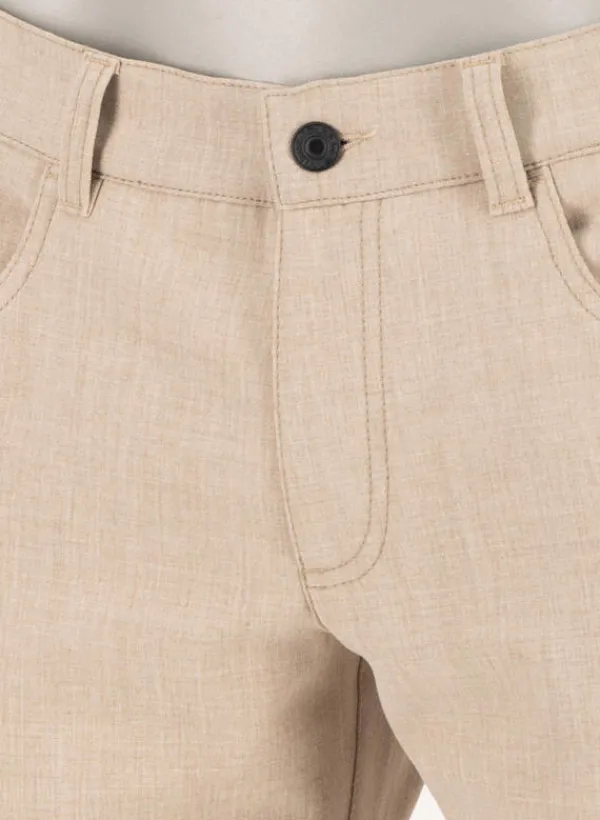 ALBERTO Ceramica®, Pipe, Regular Fit, Mikrofaser-Viskose, beige meliert^ Ceramica|Hosen