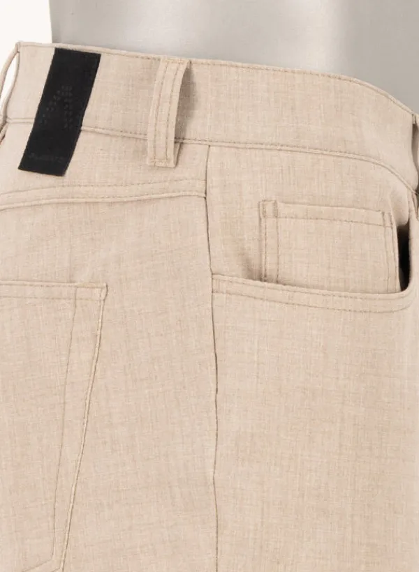 ALBERTO Ceramica®, Pipe, Regular Fit, Mikrofaser-Viskose, beige meliert^ Ceramica|Hosen