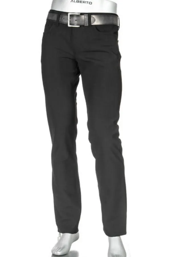 ALBERTO Ceramica®, Pipe, Regular Fit, Mikrofaser-Viskose, schwarz^ Ceramica|Hosen