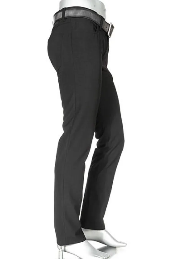 ALBERTO Ceramica®, Pipe, Regular Fit, Mikrofaser-Viskose, schwarz^ Ceramica|Hosen