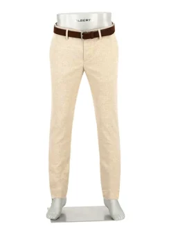 ALBERTO Ceramica®, Rob, Slim Fit, Woll-Mix, beige meliert^ Hosen