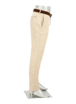 ALBERTO Ceramica®, Rob, Slim Fit, Woll-Mix, beige meliert^ Hosen