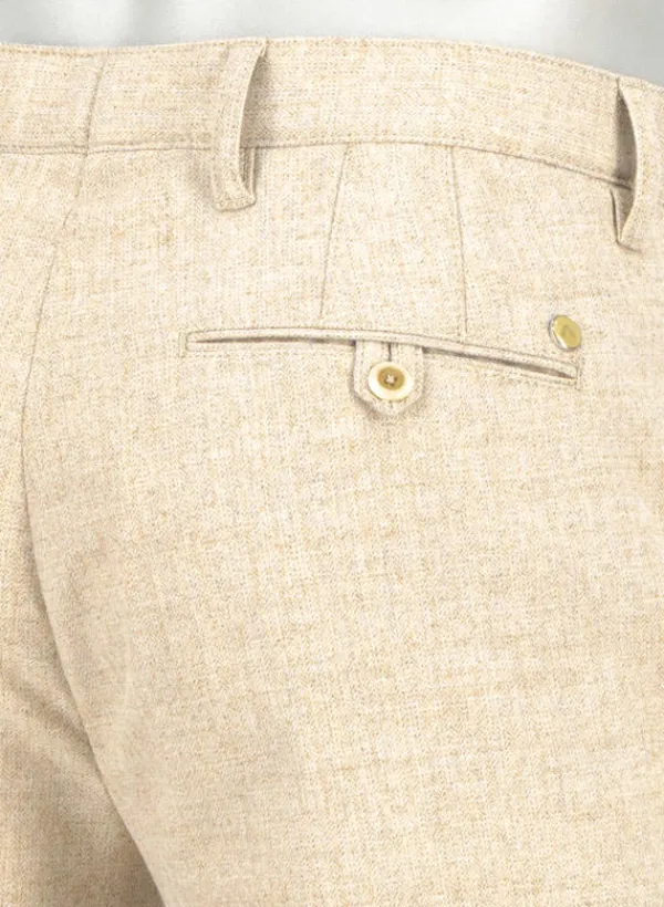 ALBERTO Ceramica®, Rob, Slim Fit, Woll-Mix, beige meliert^ Hosen