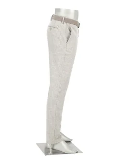 ALBERTO Ceramica®, Rob, Slim Fit, Woll-Mix, hellgrau meliert^ Hosen