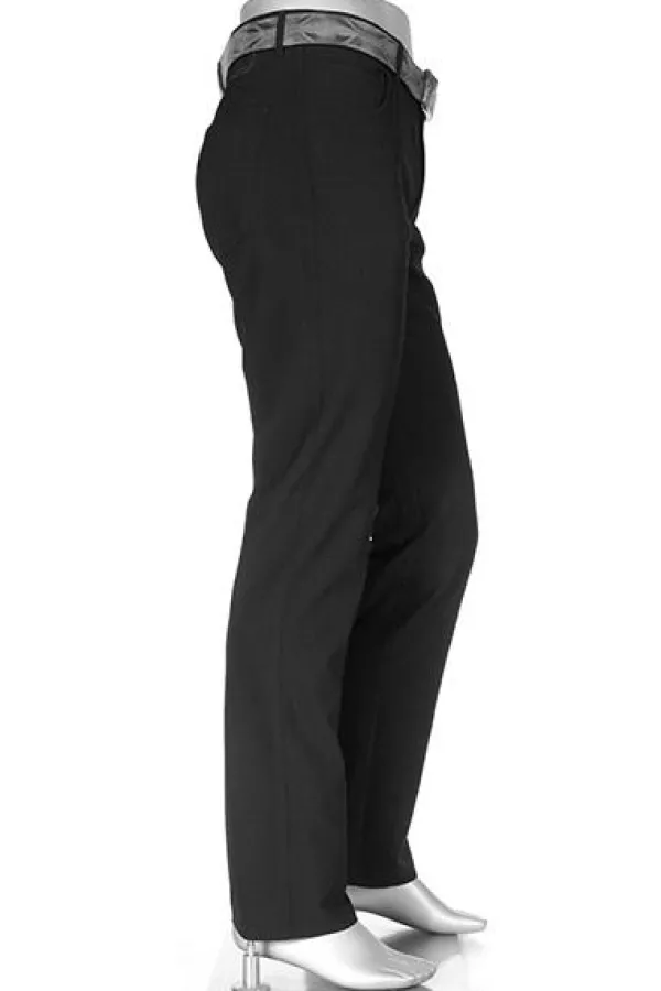 ALBERTO Ceramica®, Stone, Modern Fit, Mikrofaser-Viskose, schwarz^ Ceramica|Hosen