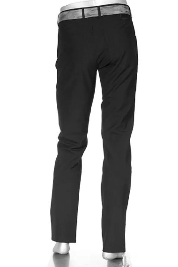 ALBERTO Ceramica®, Stone, Modern Fit, Mikrofaser-Viskose, schwarz^ Ceramica|Hosen