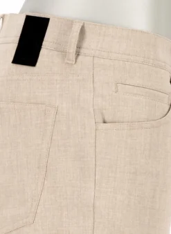 ALBERTO Ceramica®, Stone, Modern Fit, Mikrofaser-Viskose, beige meliert^ Ceramica|Hosen