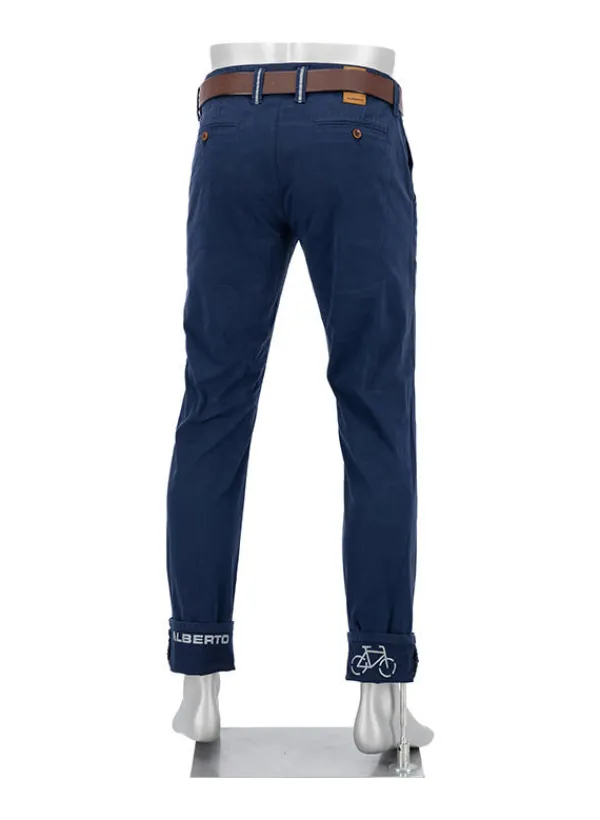 ALBERTO Chino Bike, Regular Fit, Baumwoll-Stretch, dunkelblau^ Chino|Bike