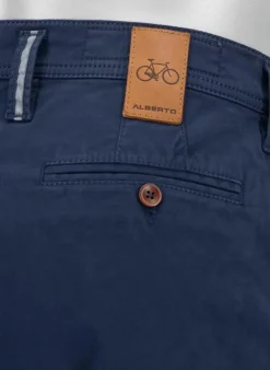 ALBERTO Chino Bike, Regular Fit, Baumwoll-Stretch, dunkelblau^ Chino|Bike
