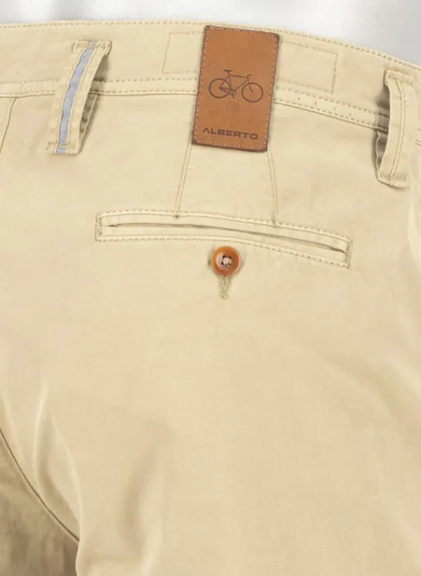 ALBERTO Chino Bike, Regular Fit, Baumwoll-Stretch, hellbeige^ Chino|Bike