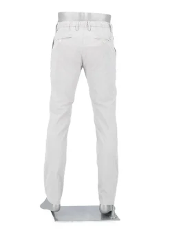 ALBERTO Chino Jump, Slim Fit, Baumwolle-Leinen, creme gemustert^ Alles Weiss|Hosen