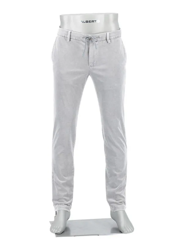 ALBERTO Chino Jump, Slim Fit, Cord, hellgrau^ Chino|Cord