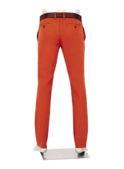 ALBERTO Chino Lou, Regular Fit, Baumwoll-Stretch, rost^ Hosen|Chino
