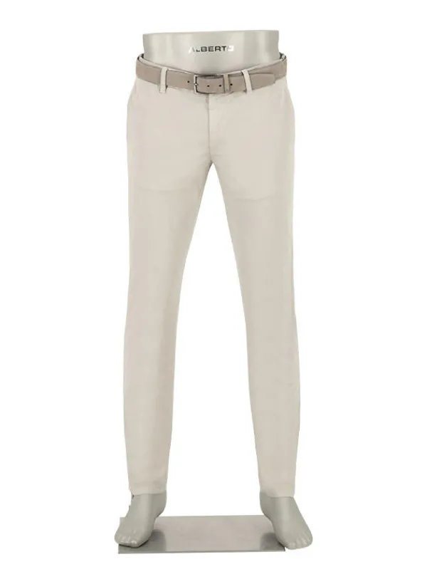 ALBERTO Chino Lou, Regular Fit, Baumwoll-Stretch, hellgrau^ Hosen|Chino