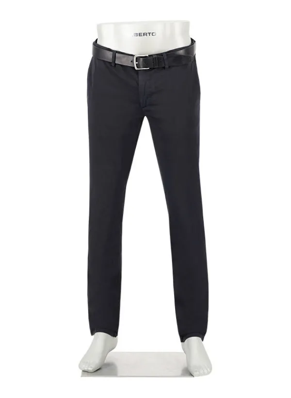 ALBERTO Chino Lou, Regular Fit, Baumwoll-Stretch, schwarz^ Hosen|Chino