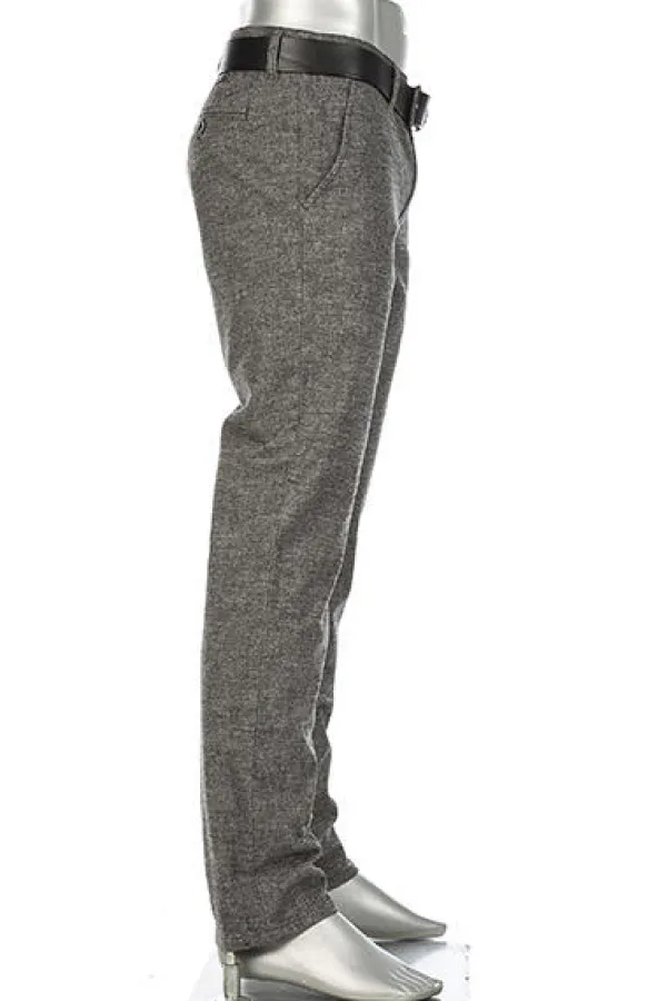 ALBERTO Chino Lou, Regular Fit, Baumwolle T400®, grau meliert^ Chino|Hosen