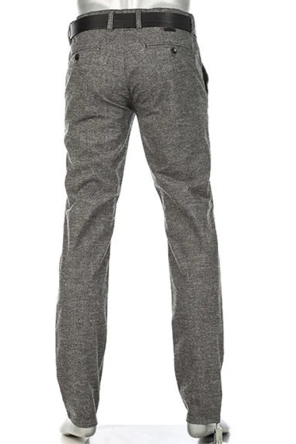 ALBERTO Chino Lou, Regular Fit, Baumwolle T400®, grau meliert^ Chino|Hosen