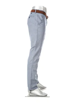 ALBERTO Chino Lou, Regular Fit, Baumwolle, navy meliert^ Smart Cotton|Hosen