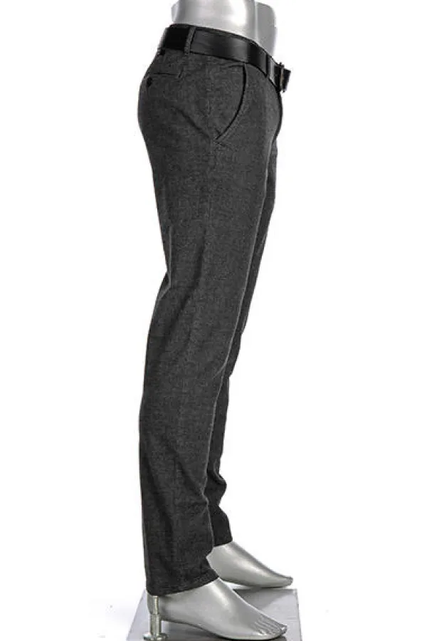 ALBERTO Chino Lou, Regular Fit, Baumwolle, grau meliert^ Chino|Hosen