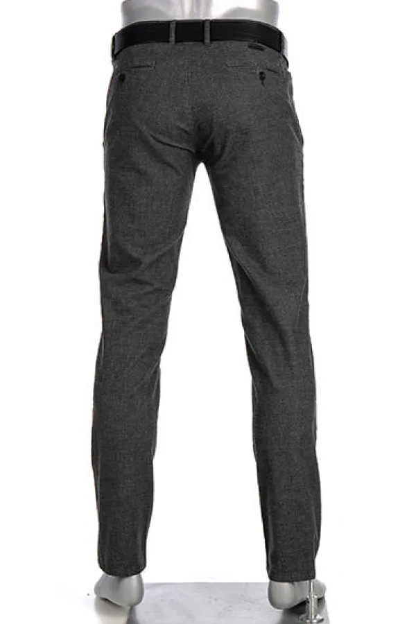 ALBERTO Chino Lou, Regular Fit, Baumwolle, grau meliert^ Chino|Hosen