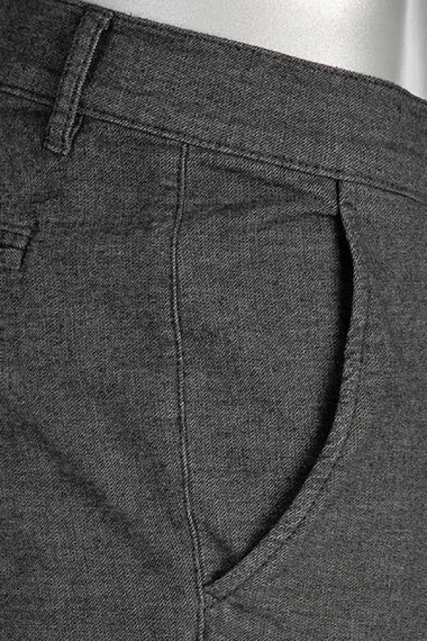 ALBERTO Chino Lou, Regular Fit, Baumwolle, grau meliert^ Chino|Hosen