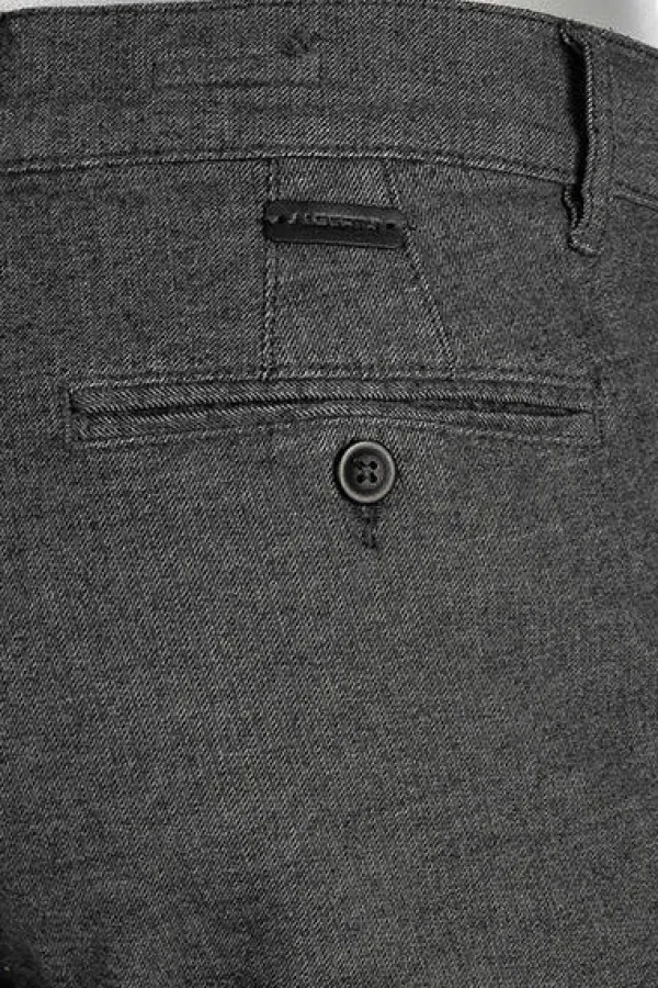 ALBERTO Chino Lou, Regular Fit, Baumwolle, grau meliert^ Chino|Hosen