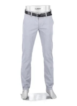 ALBERTO Chino Lou, Regular Fit, Baumwolle, hellgrau meliert^ Hosen|Chino