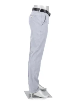 ALBERTO Chino Lou, Regular Fit, Baumwolle, hellgrau meliert^ Hosen|Chino