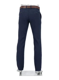 ALBERTO Chino Lou, Regular Fit, Baumwolle, nachtblau meliert^ Chino|Hosen