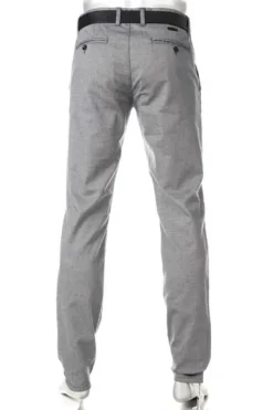 ALBERTO Chino Lou, Regular Fit, Baumwolle, grau meliert^ Smart Cotton|Hosen
