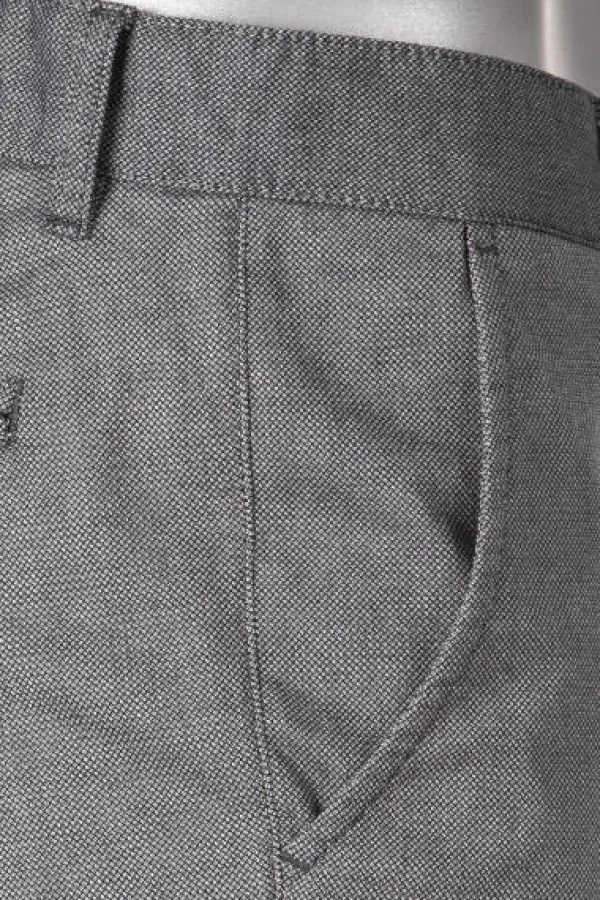 ALBERTO Chino Lou, Regular Fit, Baumwolle, grau meliert^ Smart Cotton|Hosen