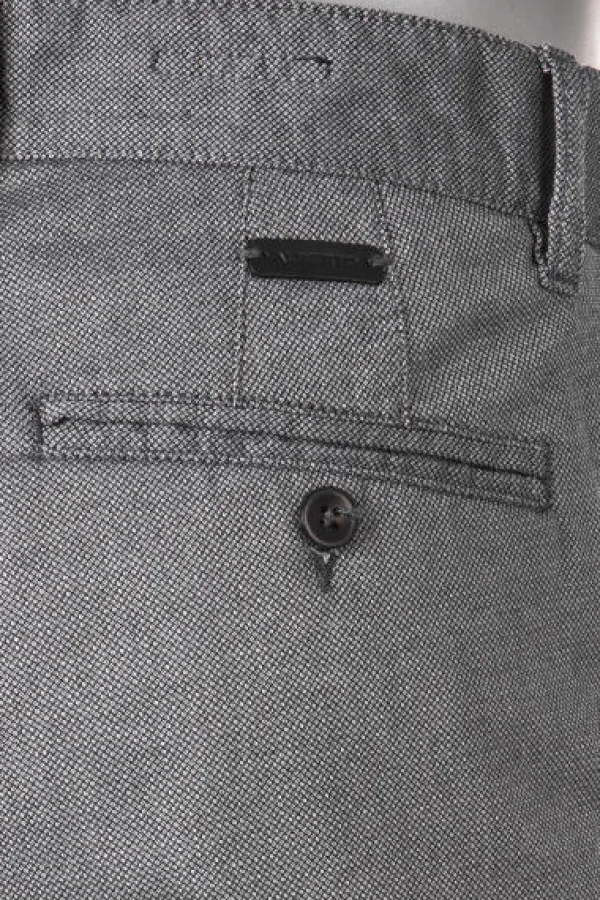 ALBERTO Chino Lou, Regular Fit, Baumwolle, grau meliert^ Smart Cotton|Hosen