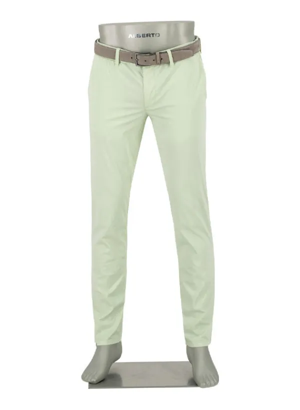 ALBERTO Chino Lou, Regular Fit, Baumwoll-Stretch, hellgrün^ Hosen|Chino