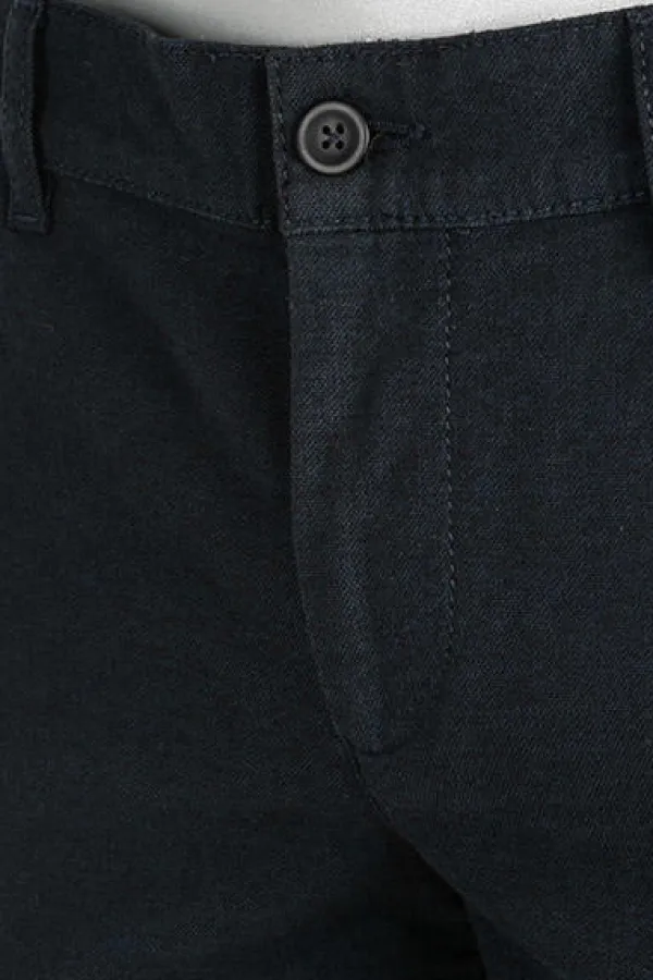 ALBERTO Chino Lou, Regular Fit, Baumwolle, navy meliert^ Chino|Smart Cotton