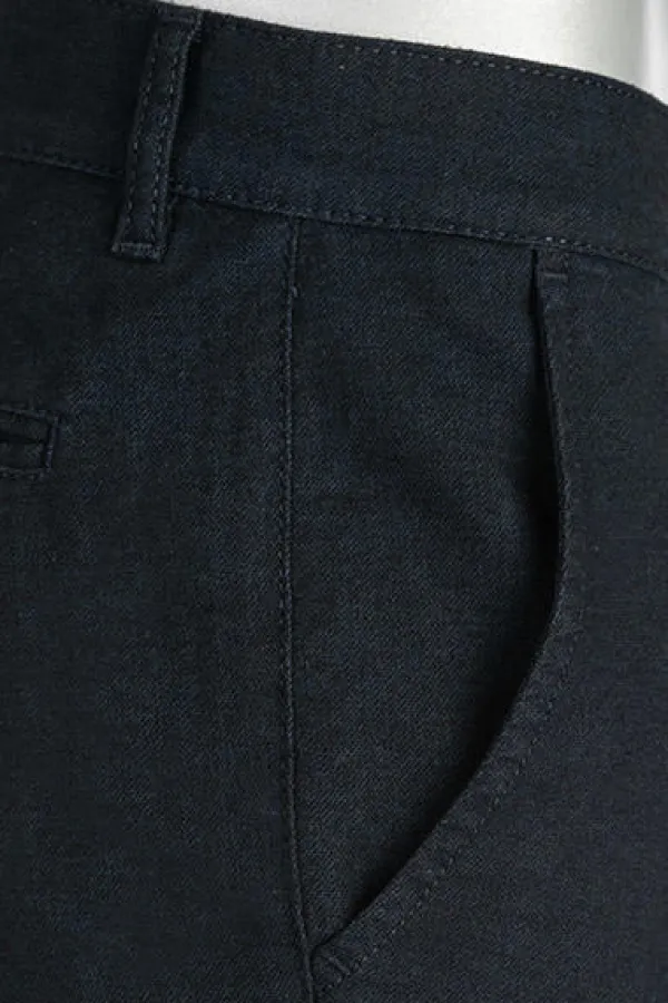 ALBERTO Chino Lou, Regular Fit, Baumwolle, navy meliert^ Chino|Smart Cotton