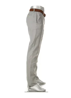 ALBERTO Chino Lou, Regular Fit, Baumwolle, grün meliert^ Smart Cotton|Hosen