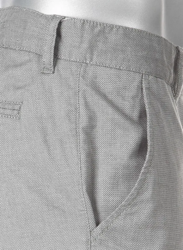 ALBERTO Chino Lou, Regular Fit, Baumwolle, grün meliert^ Smart Cotton|Hosen