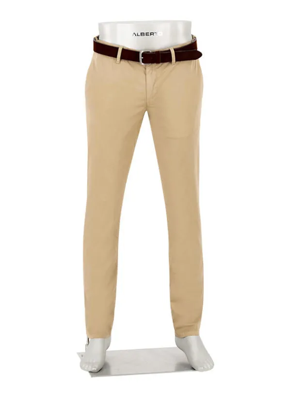 ALBERTO Chino Lou, Regular Fit, Baumwoll-Stretch, beige^ Hosen|Chino