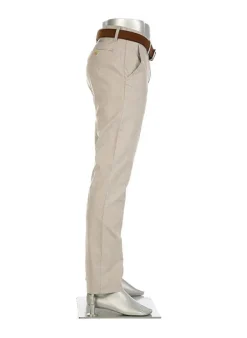 ALBERTO Chino Lou, Regular Fit, Baumwolle, beige meliert^ Smart Cotton|Hosen
